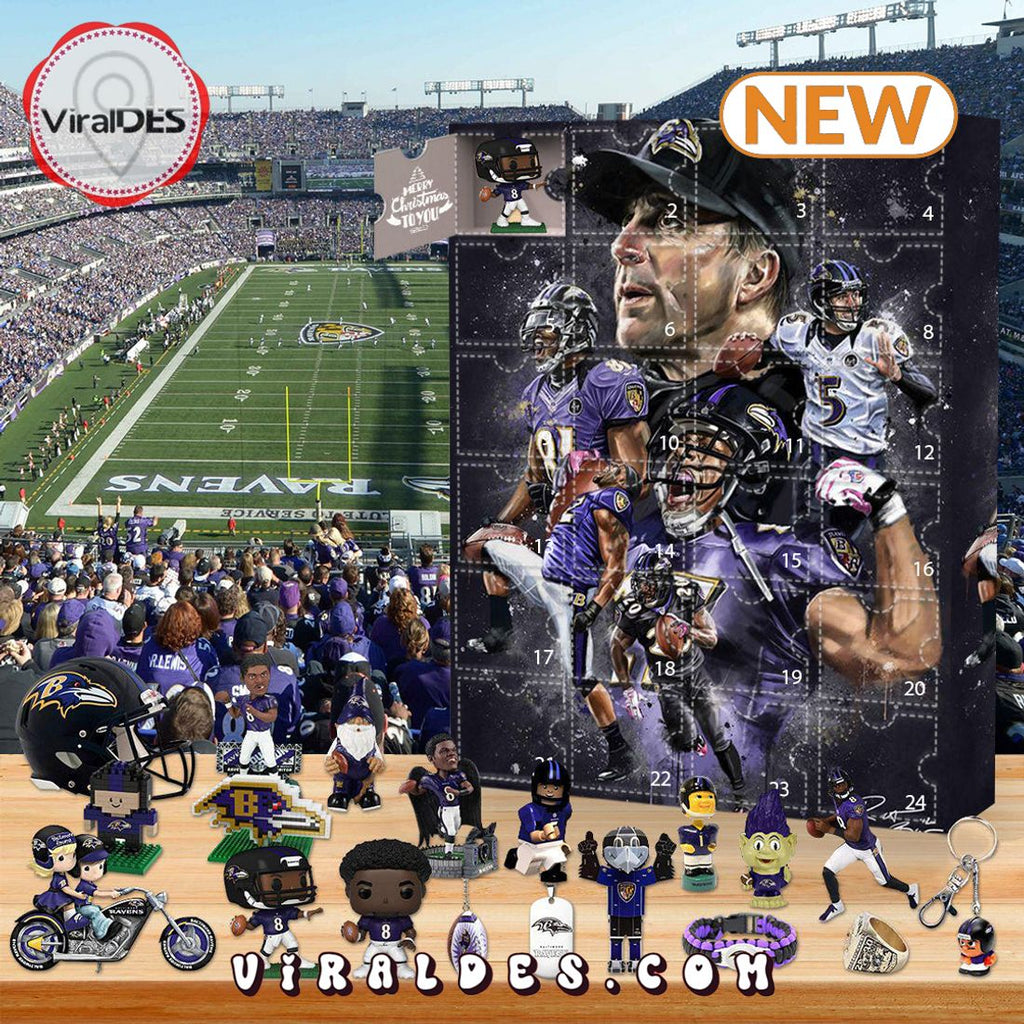2025 Baltimore Ravens Advent Calendar – The One With 24 Little Doors