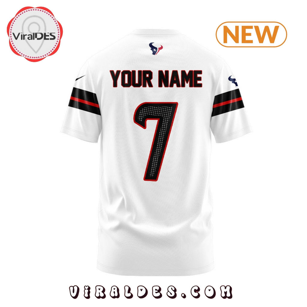 2024 Houston Texans White T-Shirt, Jogger, Cap