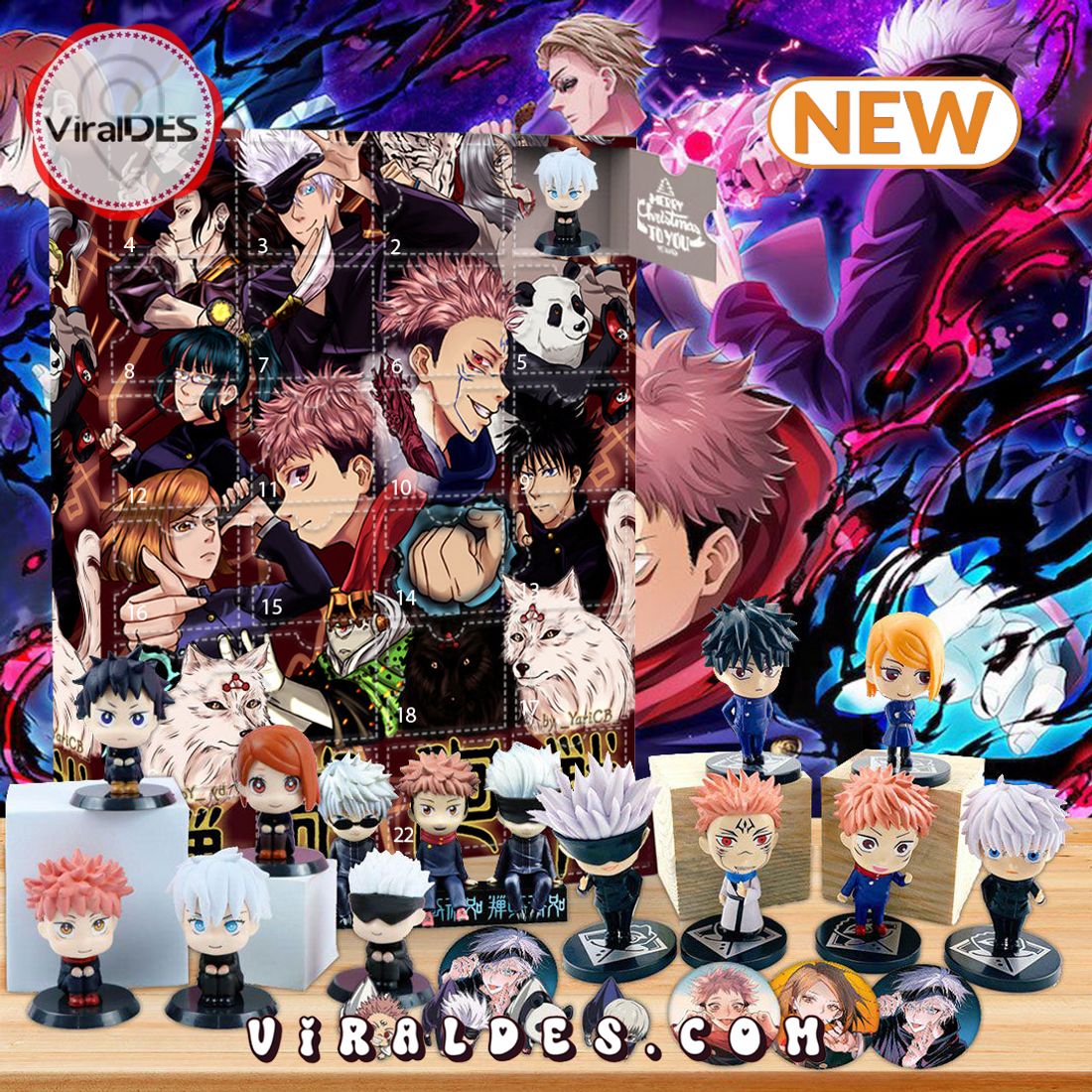 2025 Jujutsu Kaisen Advent Calendar – The One With 24 Little Doors