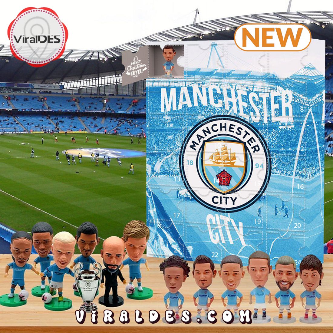 2025 Manchester City F.C. Advent Calendar – The One With 24 Little Doors