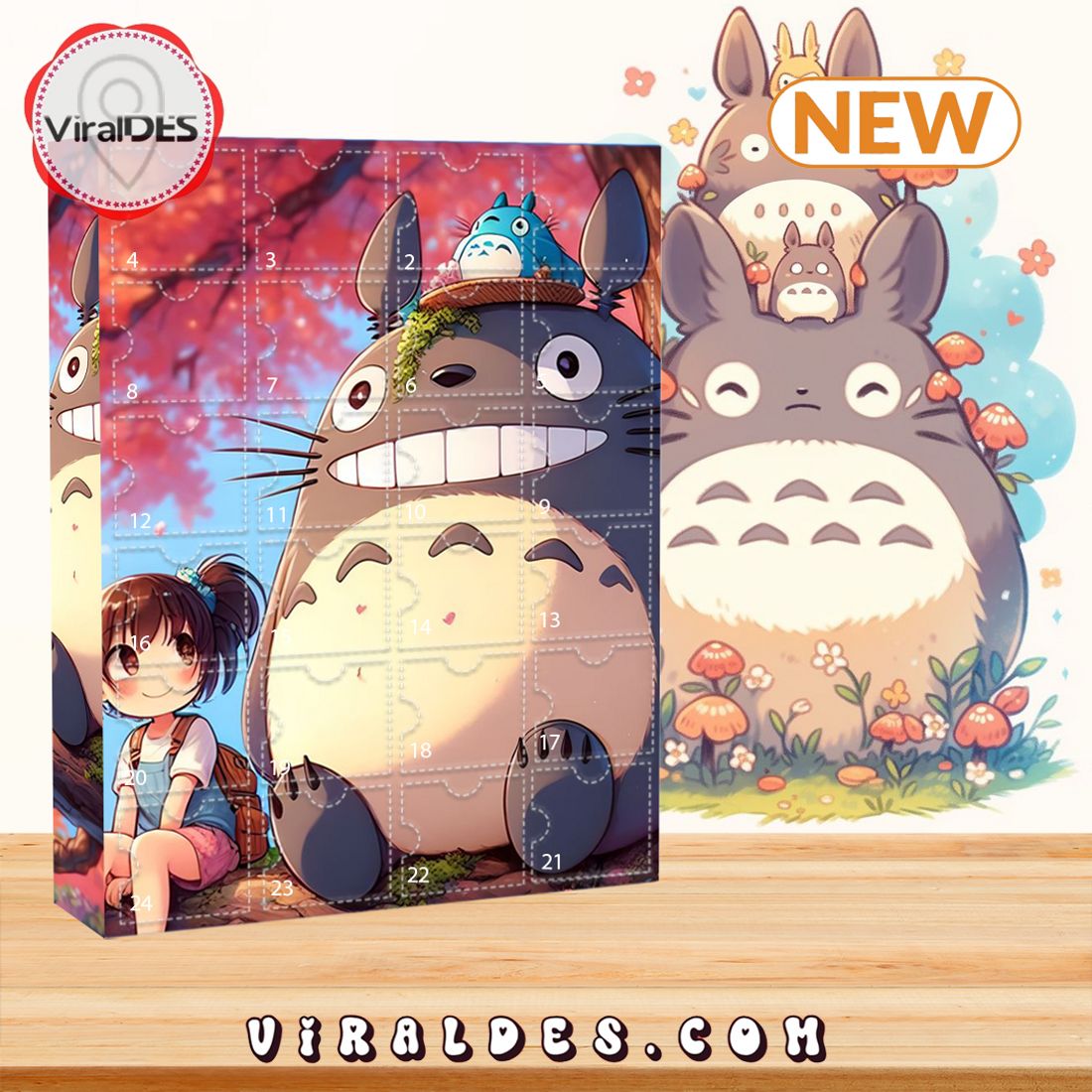 2025 My Neighbor Totoro Advent Calendar – The One With 24 Little Doors