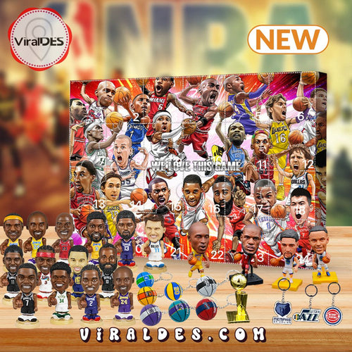 2025 NBA Advent Calendar 24 Gifts Are In It
