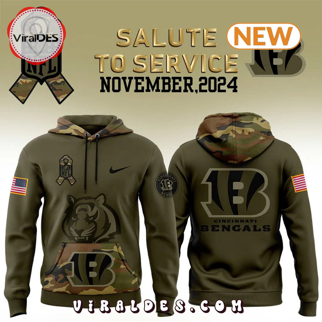 2024 Salute To Service Full Team Camo Hoodie, Jogger, Cap