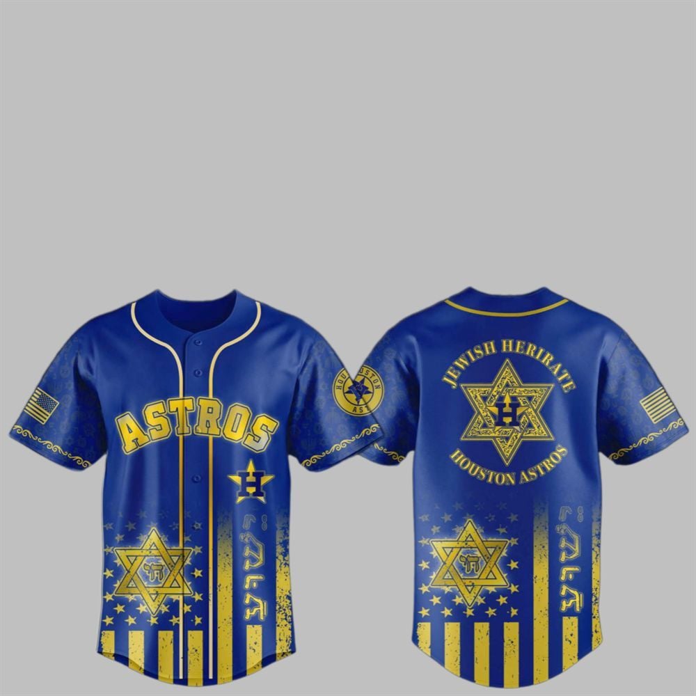2025 Astros Jewish Heritage Night Jersey - Grishko.com