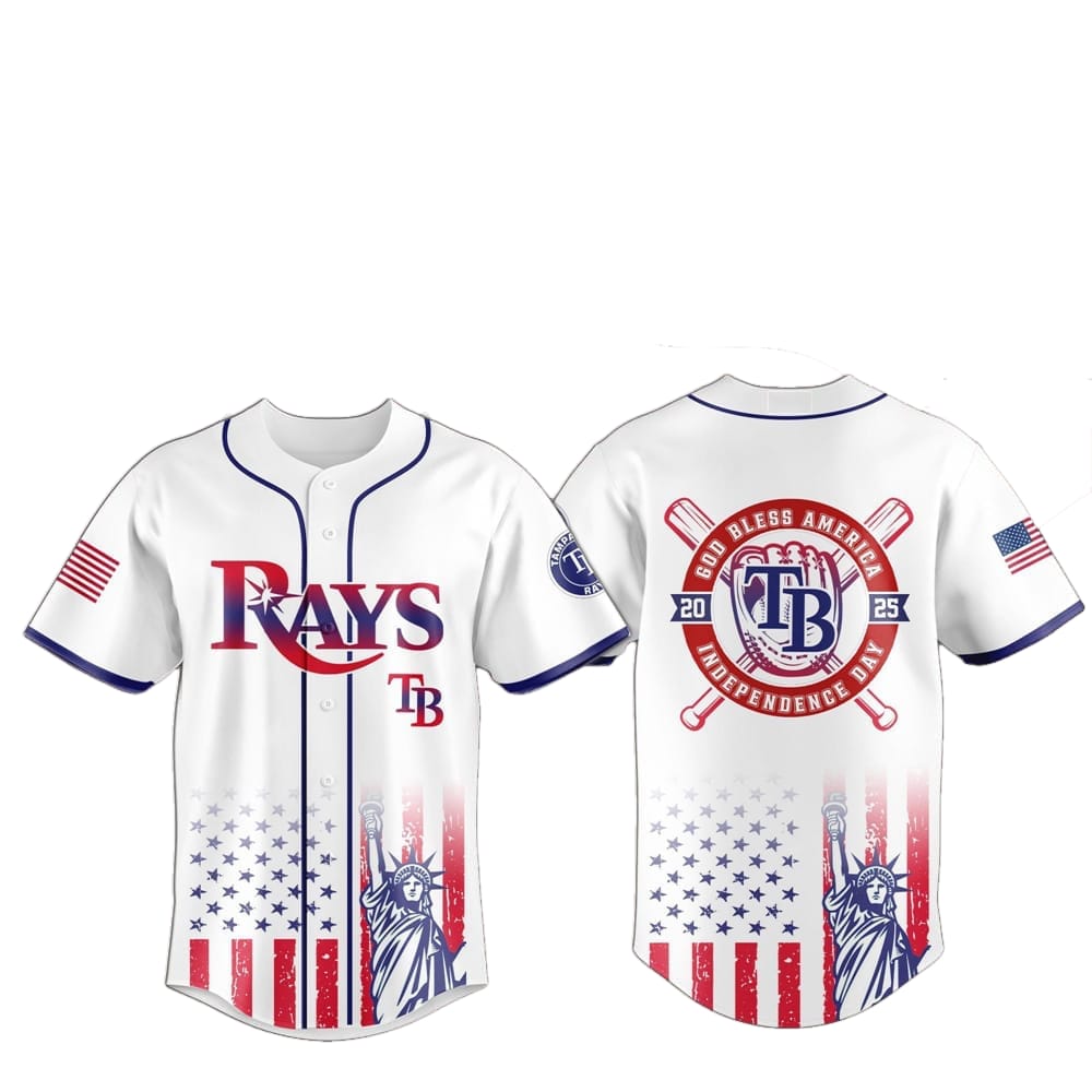2025 Bay Rays 4th Of July Independence Day Jersey - Grishko.com