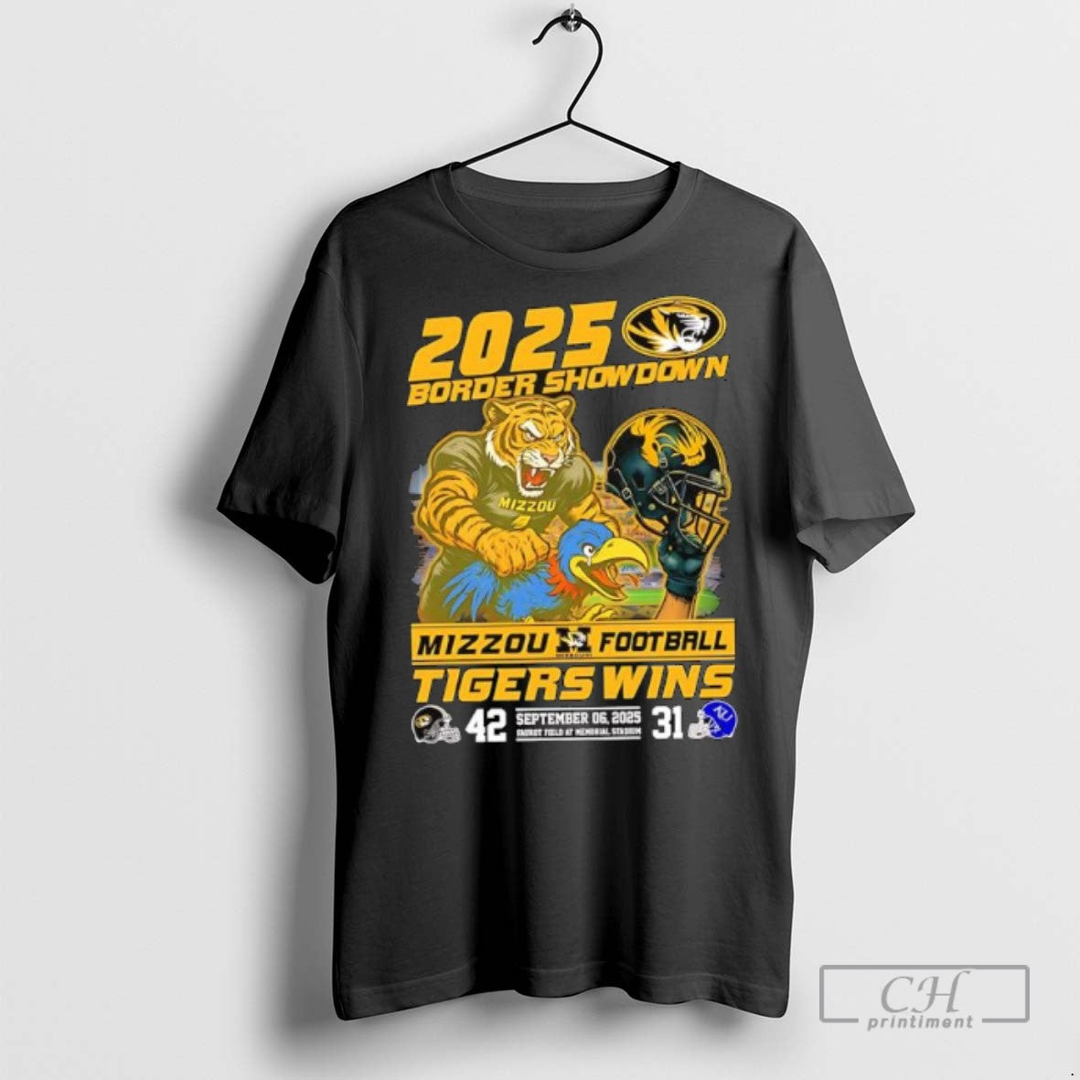 2025 Border Showdown Missouri Tigers Vs Kansas Jayhawks 42 31 Faurot Field Memorial Stadium