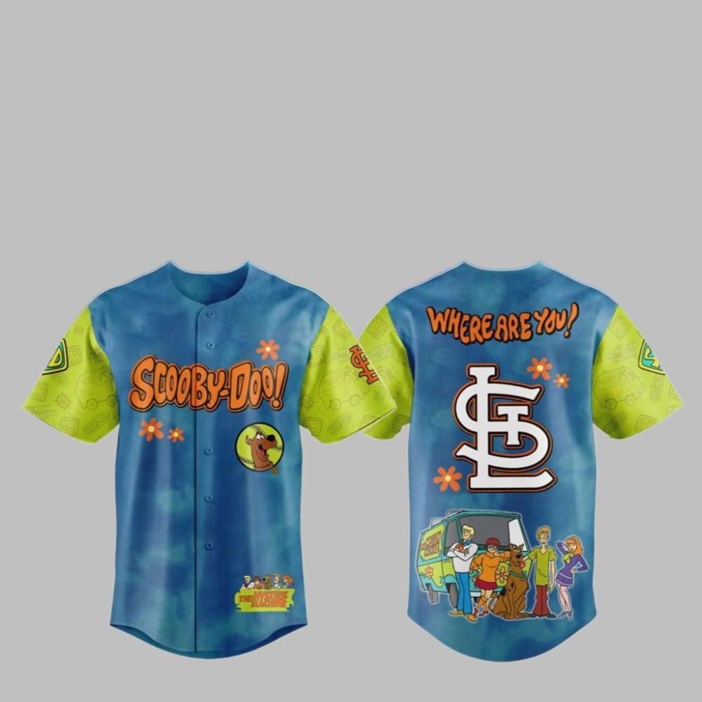 2025 Cardinals Scooby-Doo Baseball Jersey - Grishko.com