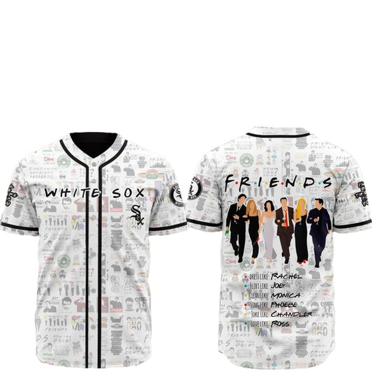 2025 Chicago White Sox Friends Baseball Jersey - Grishko.com