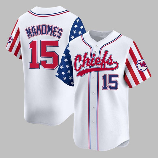 2025 Chiefs Mahomes Fouth Of July Jersey - Grishko.com