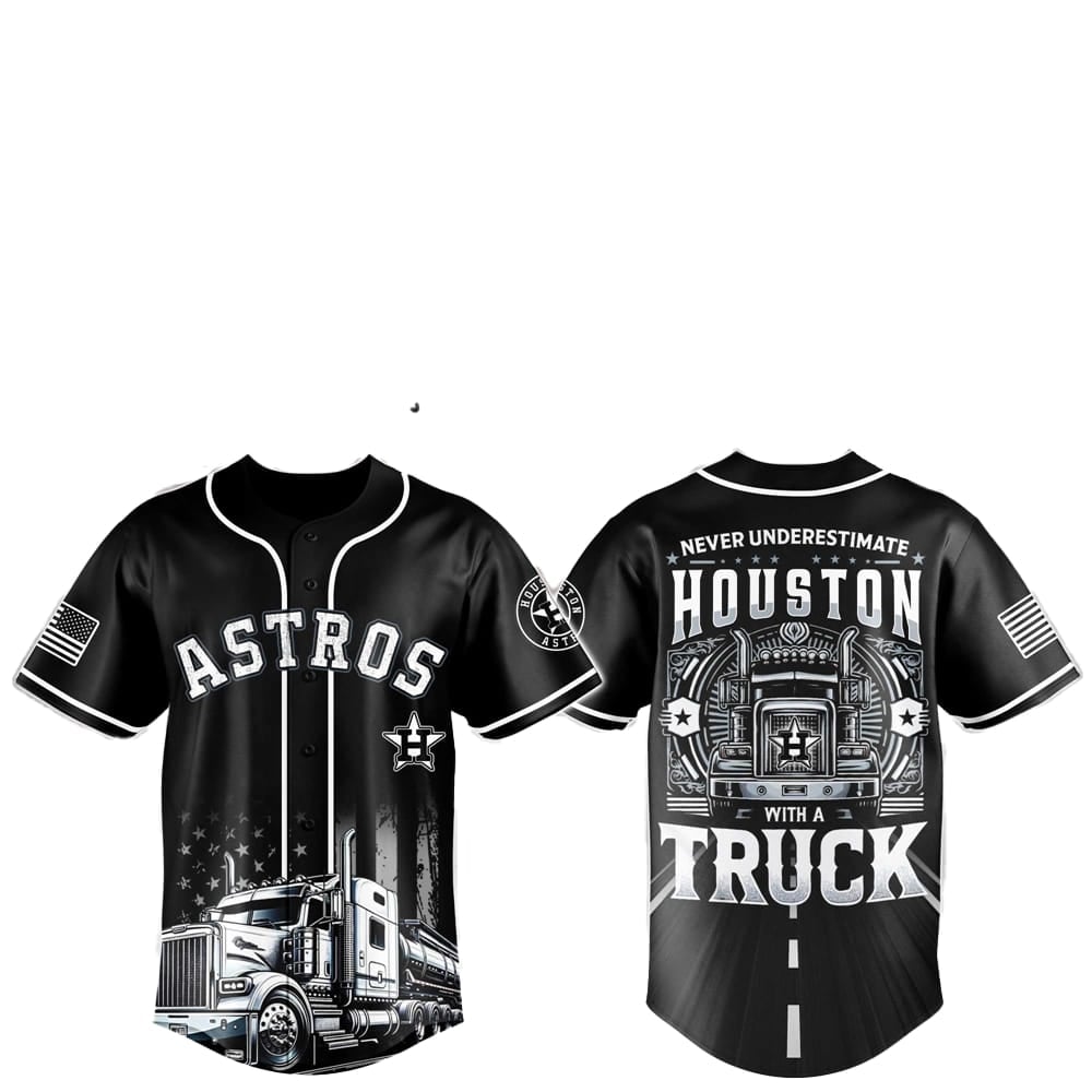 2025 Houston Astros Truck Driver Appreciation Baseball Jersey Jogger Hat - Grishko.com