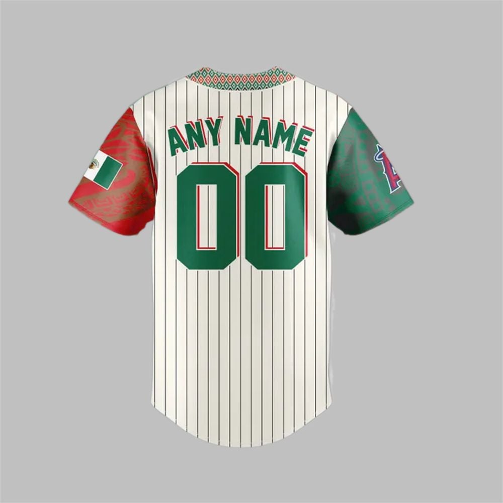 2025 LA Angels Mexican Heritage Night Jersey - Grishko.com