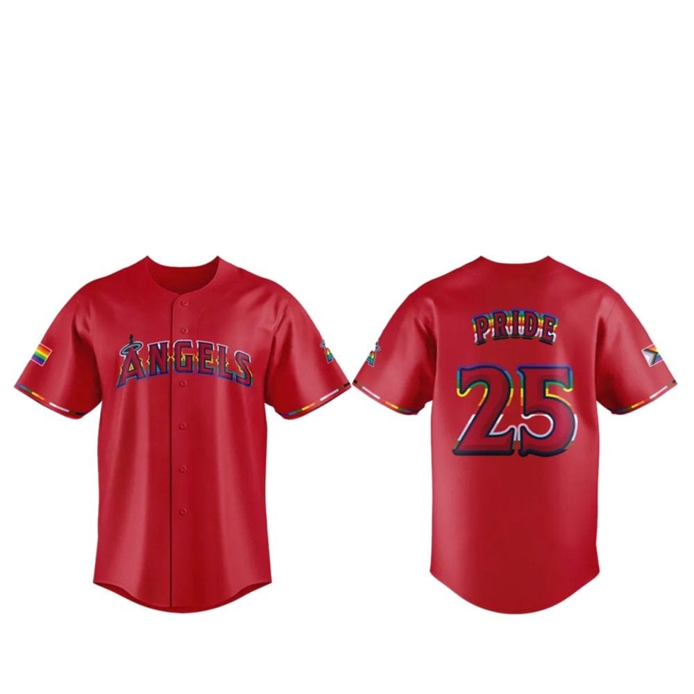 2025 LA Angels Pride Night Jersey - Grishko.com