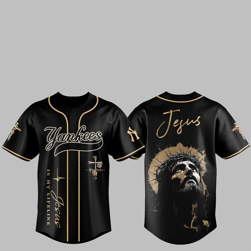 2025 NY Yankees Jesus Baseball Jersey - Grishko.com T-Shirts, Hoodie, Sweatshirt | WearSparks.com