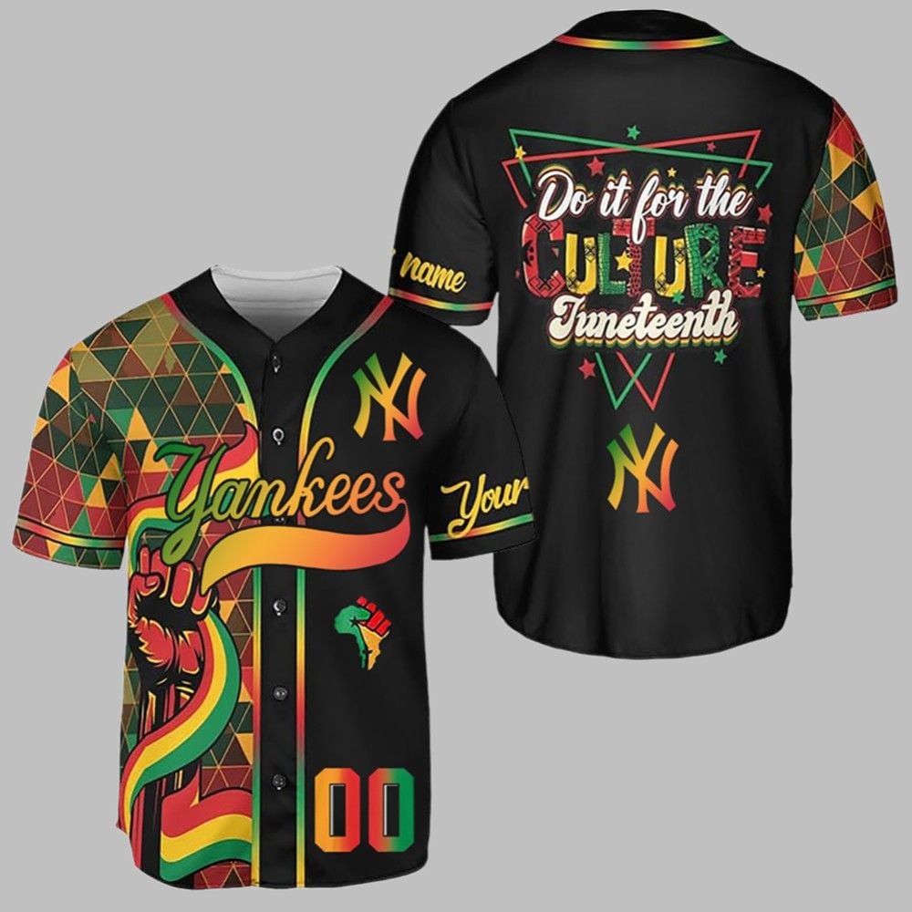 2025 NY Yankees Juneteenth Day Jersey - Grishko.com T-Shirts, Hoodie, Sweatshirt | WearSparks.com (Image 1)