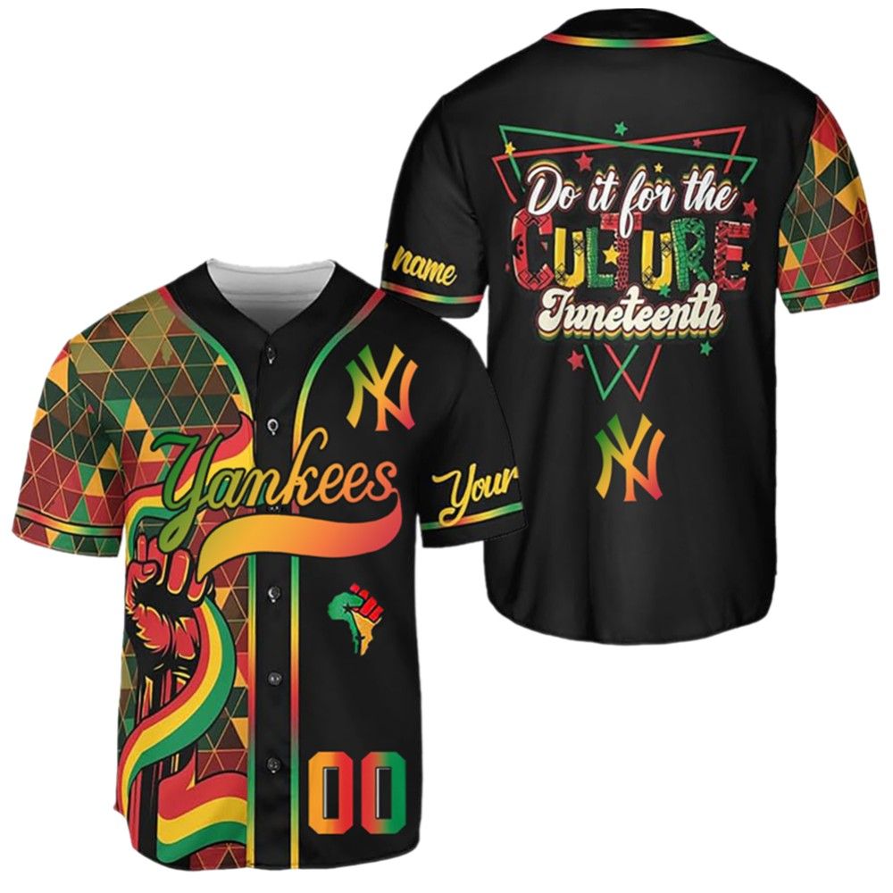 2025 NY Yankees Juneteenth Day Jersey - Grishko.com T-Shirts, Hoodie, Sweatshirt | WearSparks.com (Image 2)