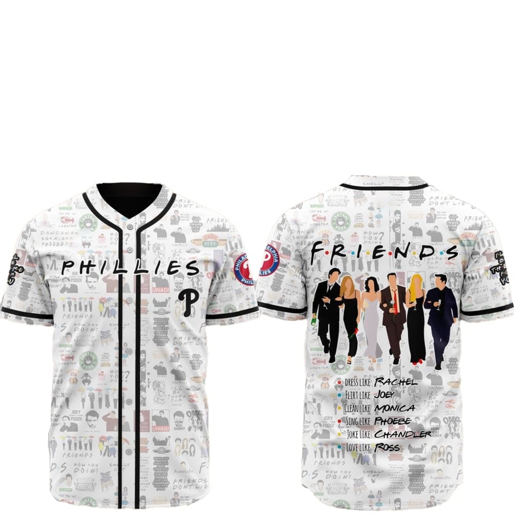2025 Philadelphia Phillies Friends Baseball Jersey - Grishko.com T-Shirts, Hoodie, Sweatshirt | WearSparks.com