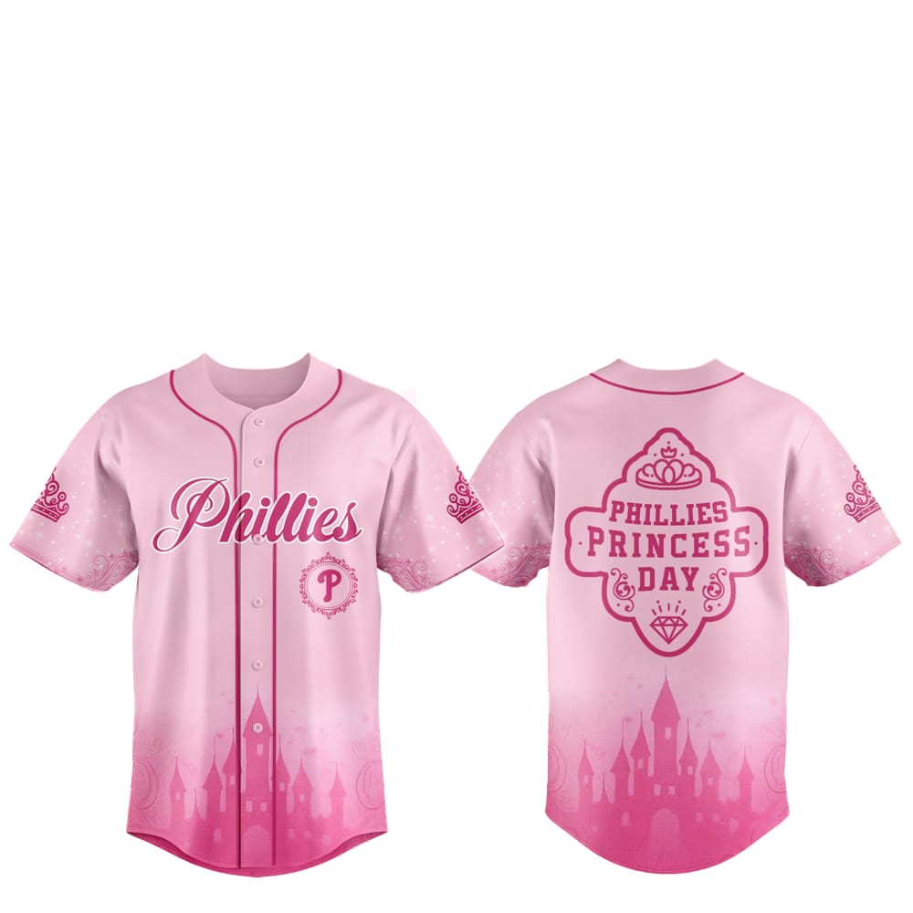 2025 Philadelphia Phillies Princess Day Baseball Jersey - Grishko.com T-Shirts, Hoodie, Sweatshirt | WearSparks.com (Image 1)