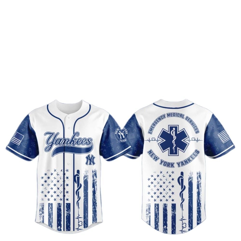 2025 Rangers x Emergency Medical Technician Appreciation Night Jersey - Grishko.com T-Shirts, Hoodie, Sweatshirt (Image 2)