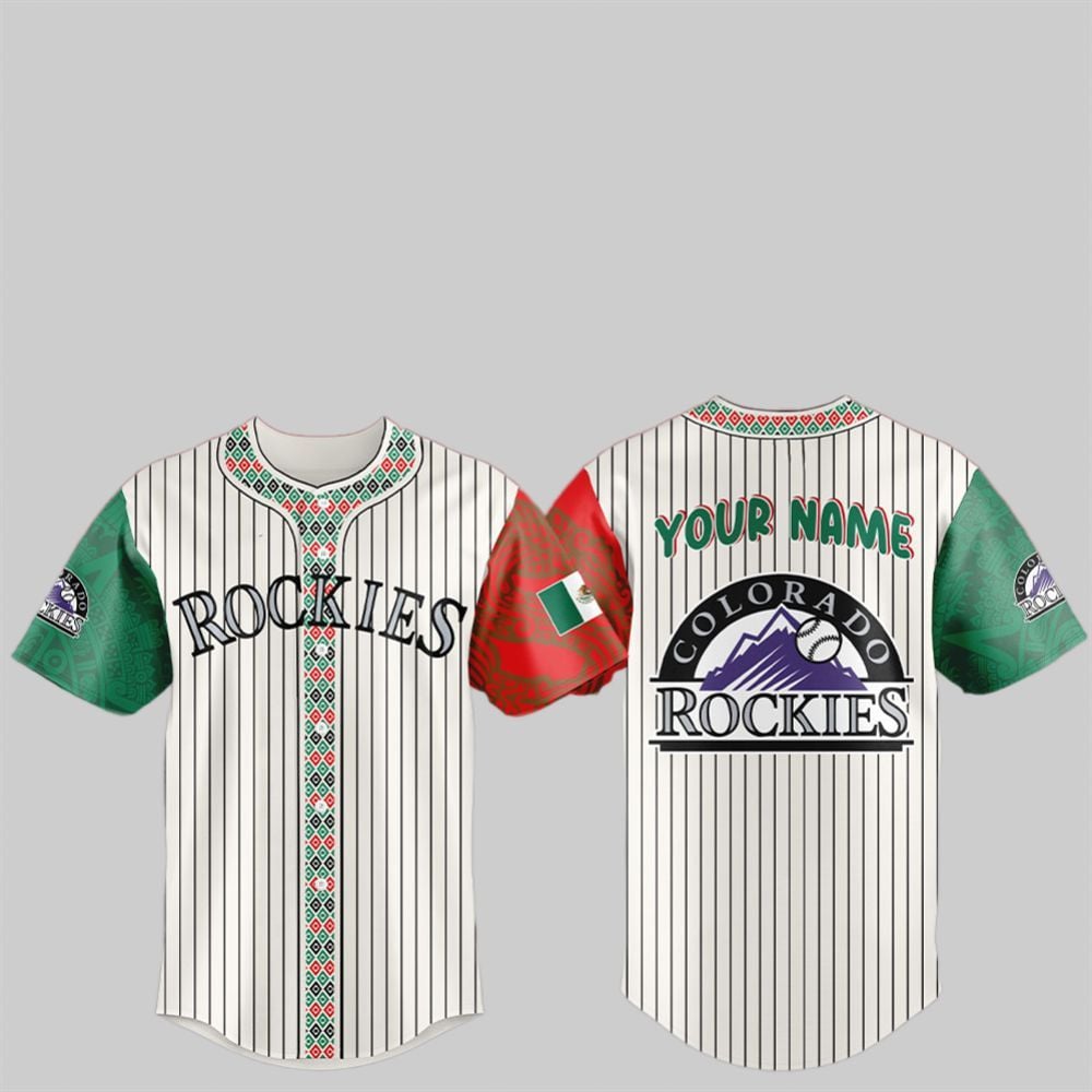 2025 Rockies Mexican Heritage Night Striped Jersey - Grishko.com T-Shirts, Hoodie, Sweatshirt | WearSparks.com (Image 1)