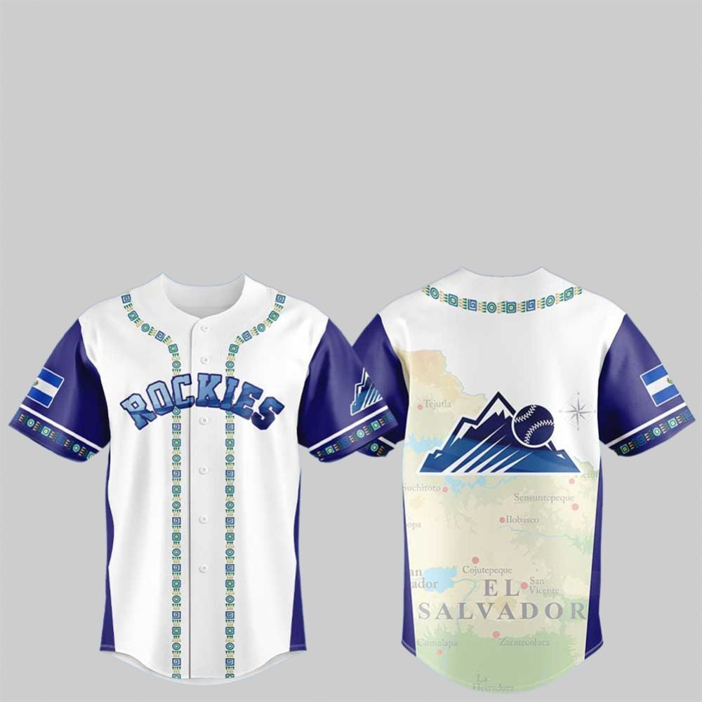 2025 Rockies Salvadoran Heritage Jersey - Grishko.com T-Shirts, Hoodie, Sweatshirt | WearSparks.com (Image 1)