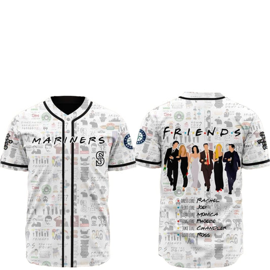 2025 Seattle Mariners Friends Baseball Jersey - Grishko.com T-Shirts, Hoodie, Sweatshirt | WearSparks.com