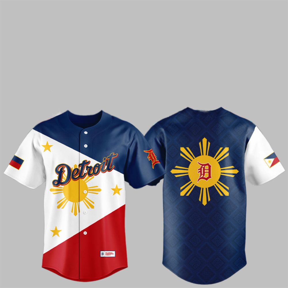 2025 Tigers Celebrating Filipino Heritage Night Jersey - Grishko.com T-Shirts, Hoodie, Sweatshirt | WearSparks.com (Image 1)