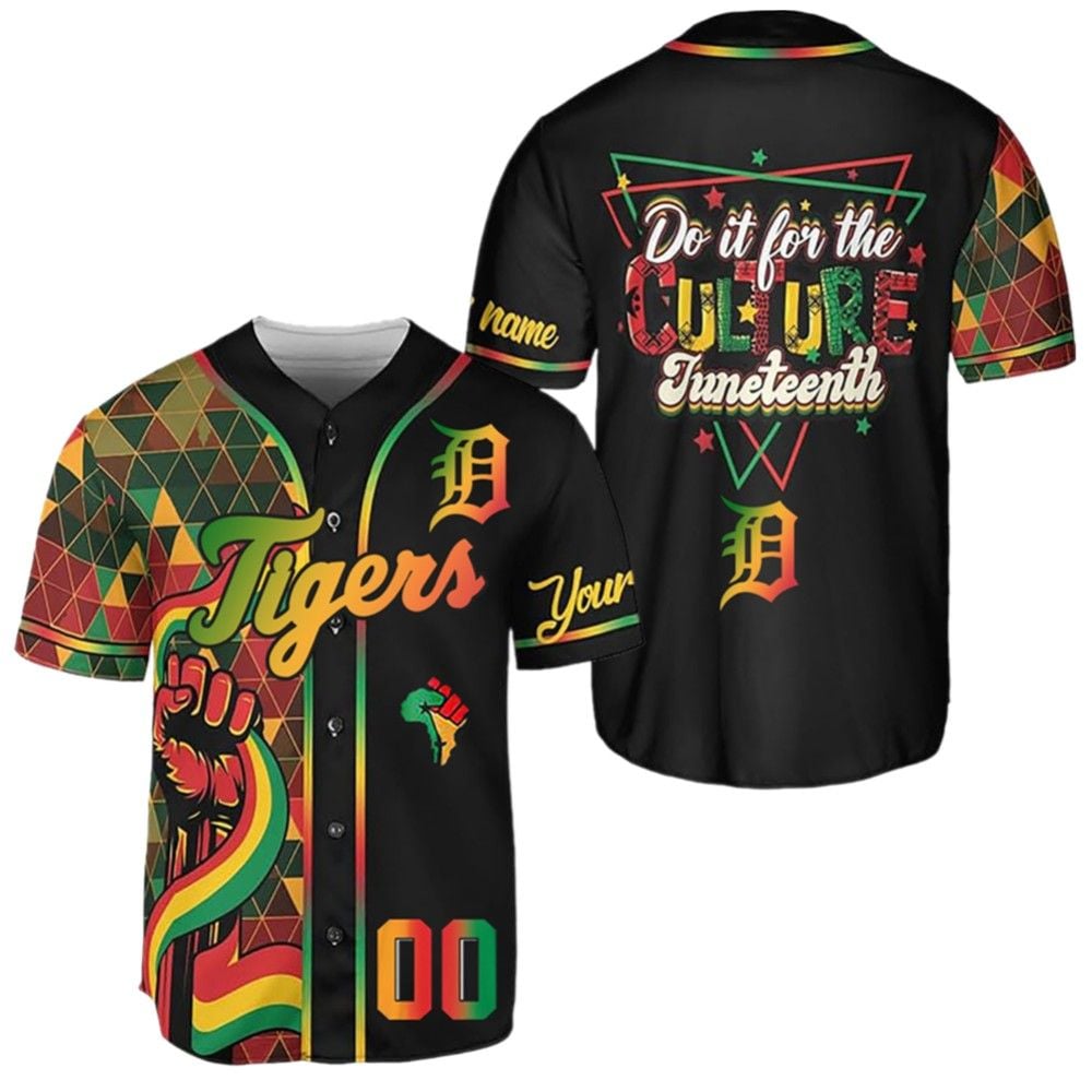 2025 Tigers Juneteenth Day Jersey - Grishko.com T-Shirts, Hoodie, Sweatshirt | WearSparks.com (Image 2)