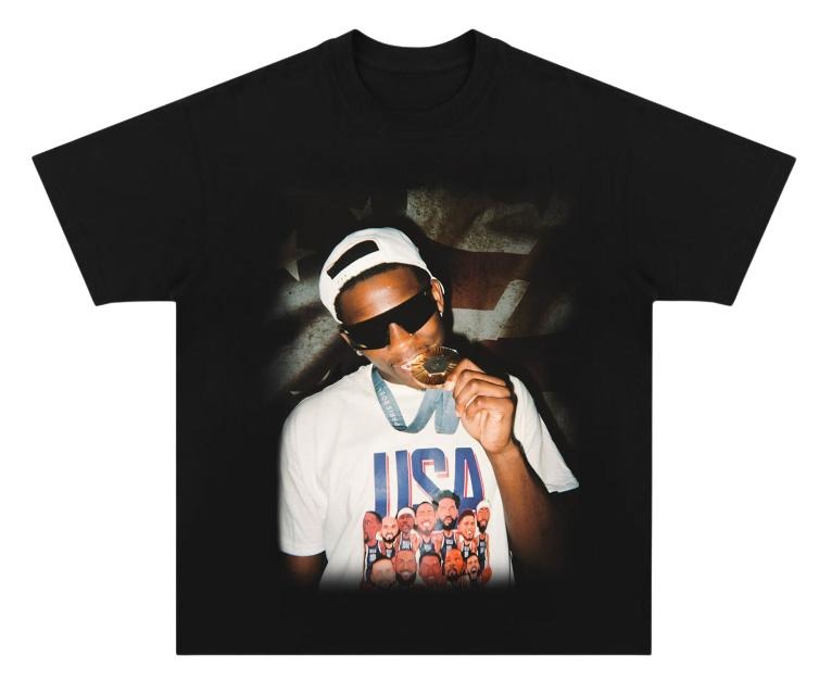 2025 USA ANTHONY EDWARDS Vintage 90s Graphic Funny Tee, Short Sleeve, Menswear Top, Womenswear Top Underwear Streetwear