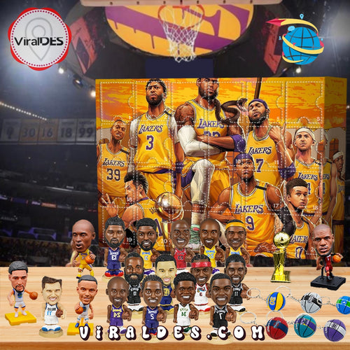 2025 Christmas NBA Advent Calendar, 24 Gifts Are In It