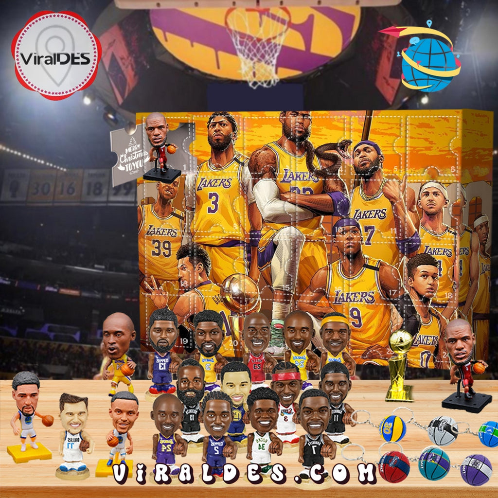 2025 Christmas NBA Advent Calendar, 24 Gifts Are In It