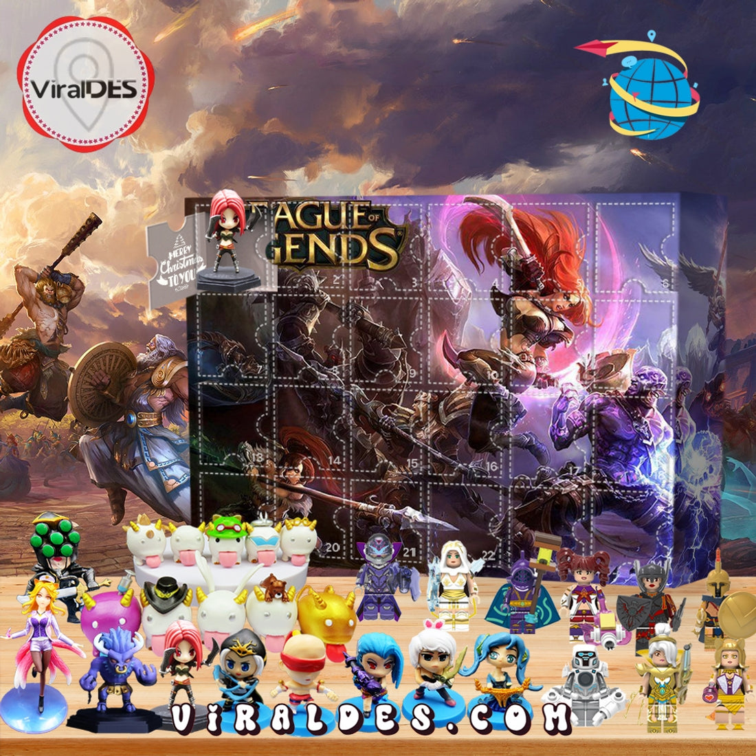 2025 League of Legends Advent Calendar, 24 Gifts Are In It