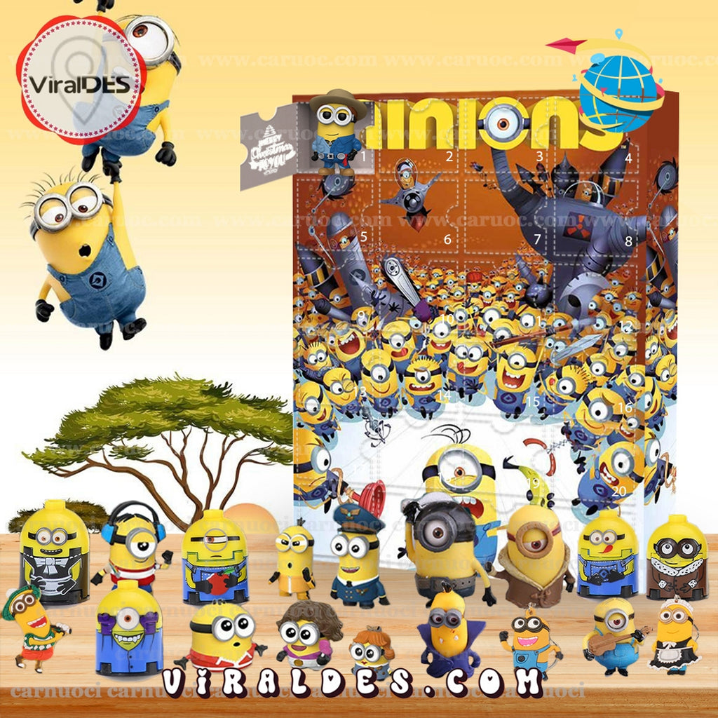 2025 Minions Advent Calendar, 24 Gifts Are In It