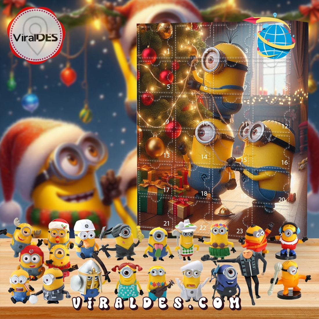 2025 Minions Advent Calendar, The One With 24 Little Door