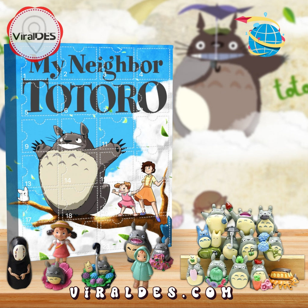 2025 My Neighbor Totoro Advent Calendar, 24 Gifts Are In It