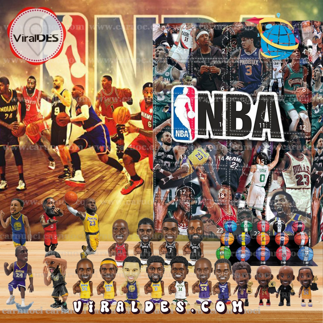2025 NBA Advent Calendar, The One With 24 Little Doors