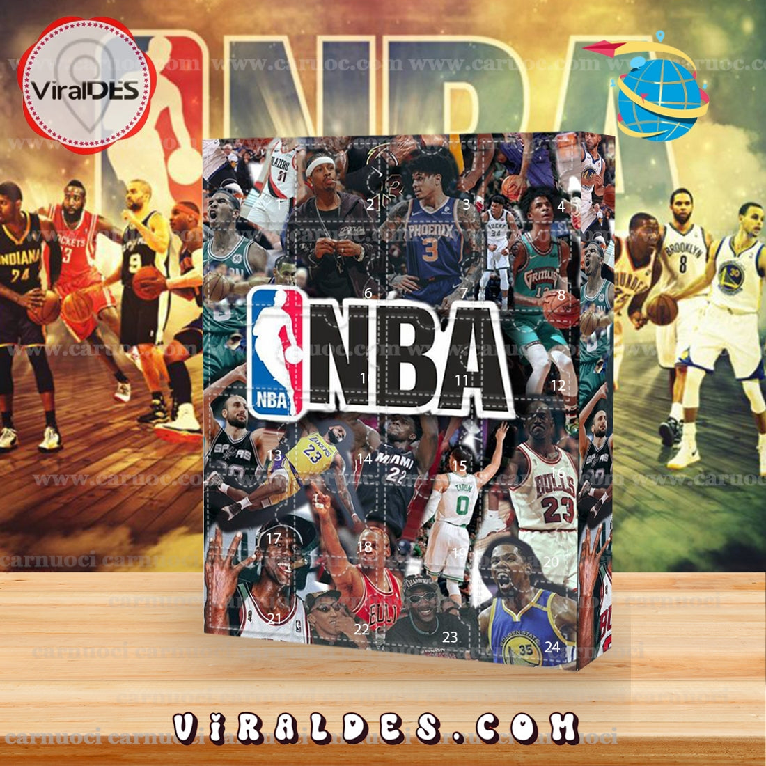 2025 NBA Advent Calendar, The One With 24 Little Doors