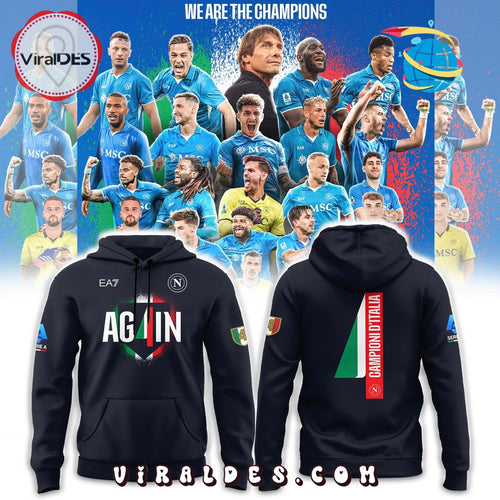 2025 SSC Napoli Campioni d’Italia New Hoodie