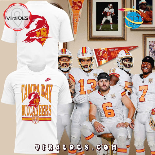 2025 Tampa Bay Buccaneers 50th Season Essential Shirt
