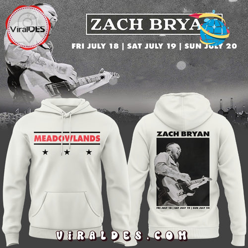 2025 Zach Bryan Meadowlands Cream Hoodie, Long Pants