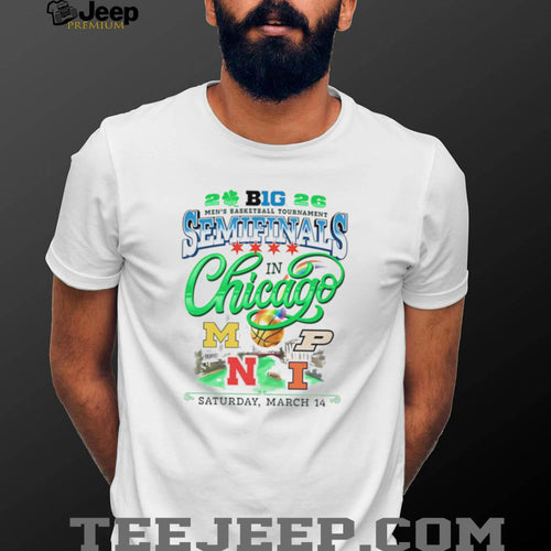 2026 Big Ten Men’s Basketball Tournament Semifinals Chicago T Shirt