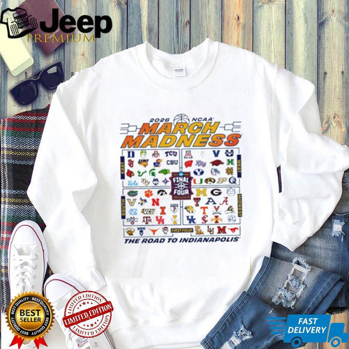 2026 NCAA March Madness Road To Indianapolis Tournament Bracket Shirt