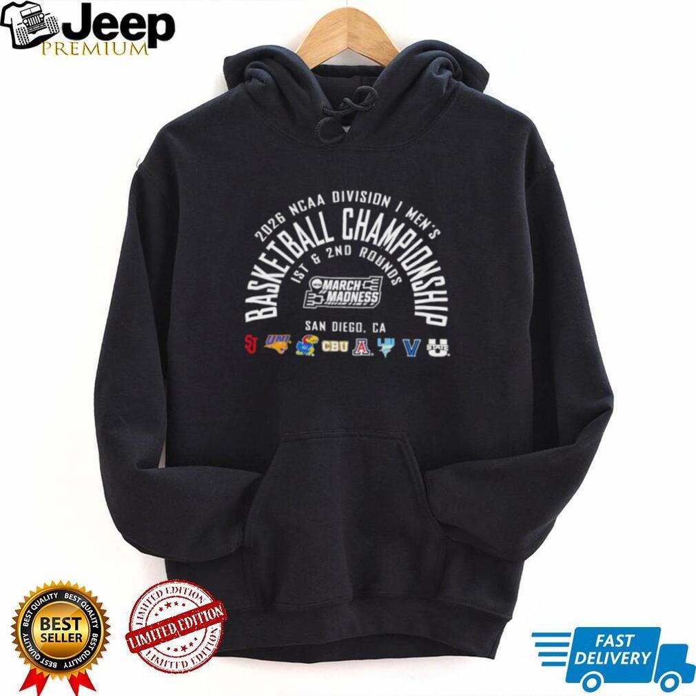 2026 NCAA March Madness San Diego 1st & 2nd Rounds T Shirt
