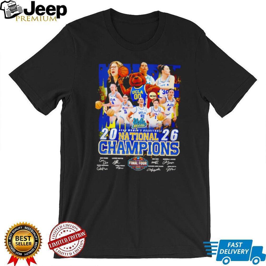2026 NCAA Women’s Basketball National Champions UCLA Bruins Player Collage T Shirt