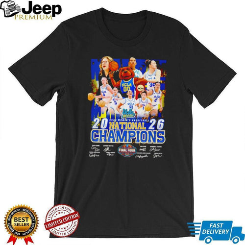 2026 NCAA Women’s Basketball National Champions UCLA Bruins Player Collage T Shirt