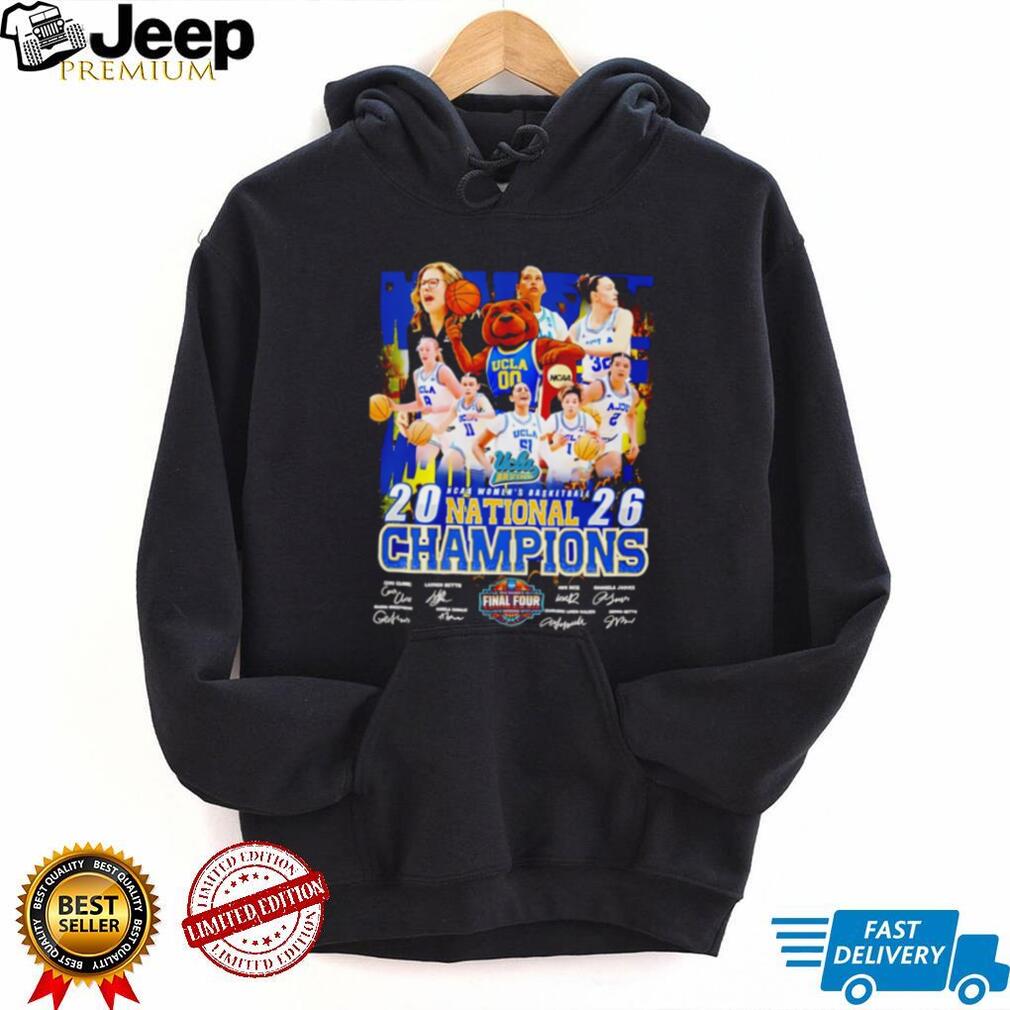 2026 NCAA Women’s Basketball National Champions UCLA Bruins Player Collage T Shirt