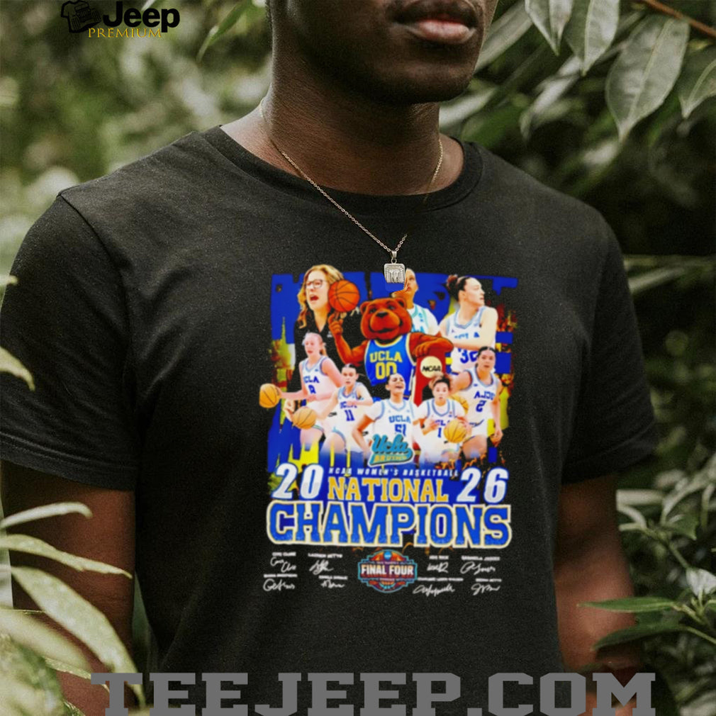 2026 NCAA Women’s Basketball National Champions UCLA Bruins Player Collage T Shirt