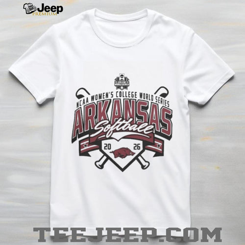 2026 NCAA Women’s College World Series Arkansas Razorbacks Softball Graphic T Shirt