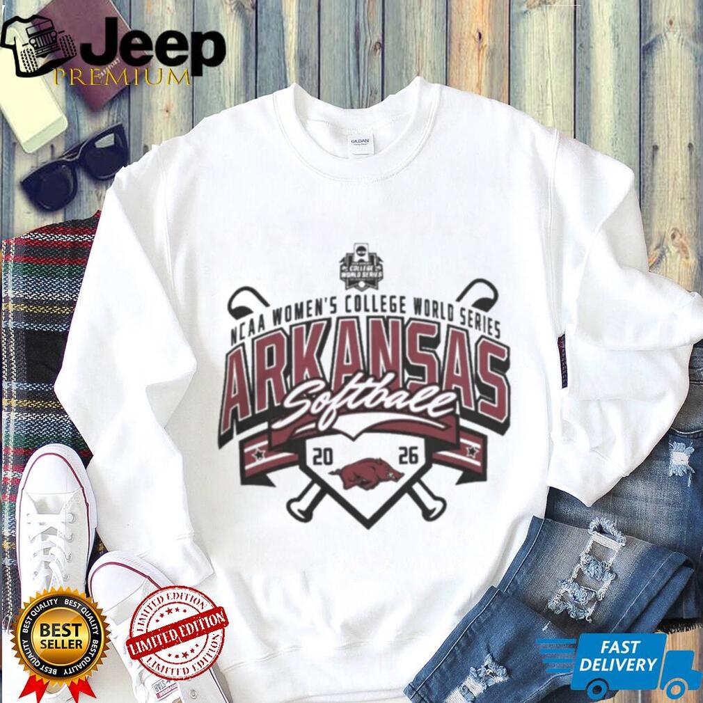 2026 NCAA Women’s College World Series Arkansas Razorbacks Softball Graphic T Shirt