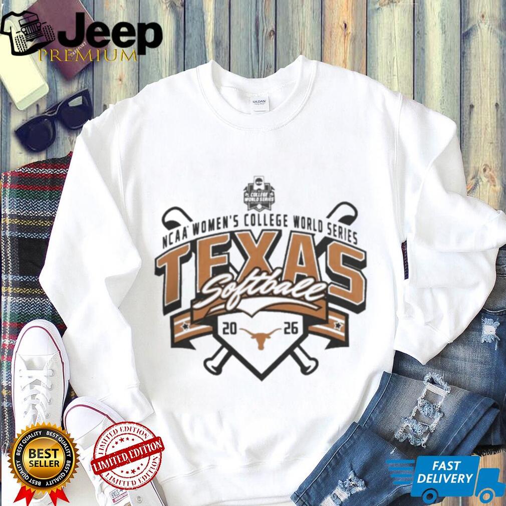 2026 NCAA Women’s College World Series Texas Longhorns Softball T Shirt