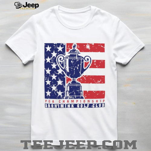 2026 PGA Championship Aronimink Golf Club American Flag Trophy T Shirt